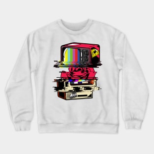 Glitch Rose TV Crewneck Sweatshirt